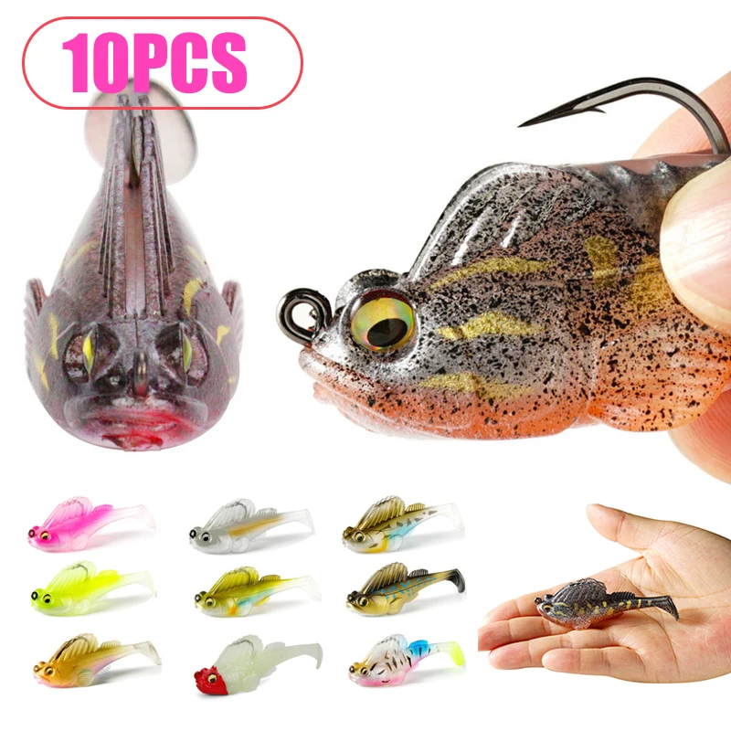 10pcs 7/10/14/20g Topline Tackle Soft Bait Dark Sleeper Soft Silicone Bait Fishing Lure Kit Swimbait Sport Fishing Set Of Wobble
10pcs 7/10/14/20g Topline Tackle Soft Bait Dark Sleeper Soft Silicone Bait Fishing Lure Kit Swimbait Sport Fishing Set Of Wobble