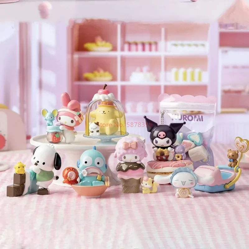 Sanrio Kuromi Cinnamoroll Melody Pom пурин кавайная Красочная Серия аниме экшн-фигурка модель украшения игрушки для девочки рождественские подарки
Sanrio Kuromi Cinnamoroll Melody Pom пурин кавайная Красочная Серия аниме экшн-фигурка модель украшения игрушки для девочки рождественские подарки