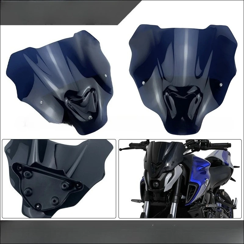 Modified Front Windshield / Wind Deflector for Yamaha MT-07 (2021-2022 Model Years) - Motorcycle Accessory
Modified Front Windshield / Wind Deflector for Yamaha MT-07 (2021-2022 Model Years) - Motorcycle Accessory