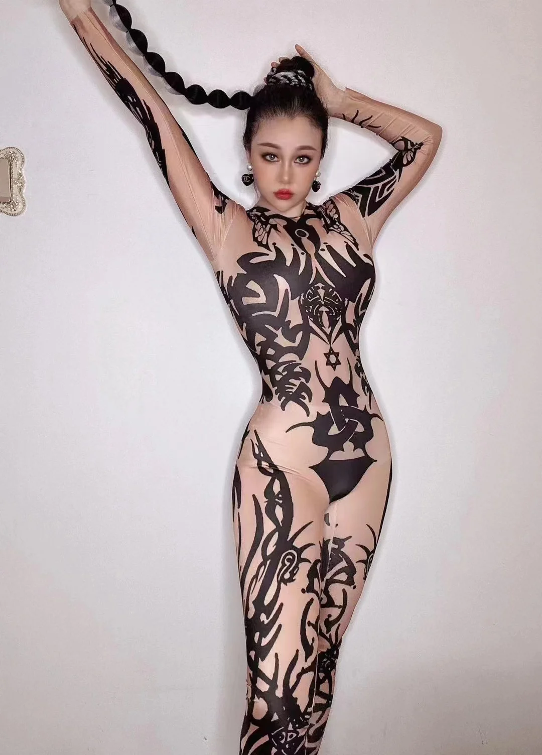 New Jazz Dance Costumes 3D Printed Bodysuit Bar Dj Sexy Nightclub DS Singer Jumpsuit Rave Clothes Undercoat
New Jazz Dance Costumes 3D Printed Bodysuit Bar Dj Sexy Nightclub DS Singer Jumpsuit Rave Clothes Undercoat
