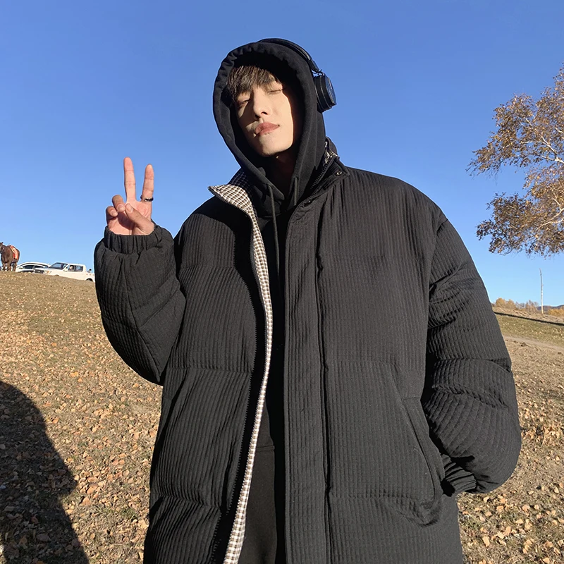 Мужская зимняя куртка средней длины с хлопковым наполнителем, теплая, модная, молодежная, повседневная, водоотталкивающая, на молнии
Мужская зимняя куртка средней длины с хлопковым наполнителем, теплая, модная, молодежная, повседневная, водоотталкивающая, на молнии