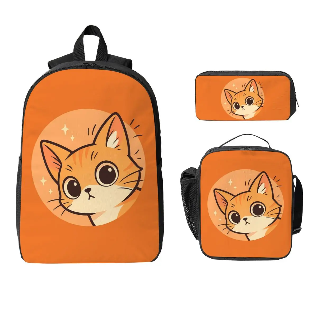 Playful Cat Ear Peeking Art Backpack Boys Girls BookBag School Bag Laptop Shoulder Bags 3ps Insulated Lunch Bag Pencil Case
Playful Cat Ear Peeking Art Backpack Boys Girls BookBag School Bag Laptop Shoulder Bags 3ps Insulated Lunch Bag Pencil Case