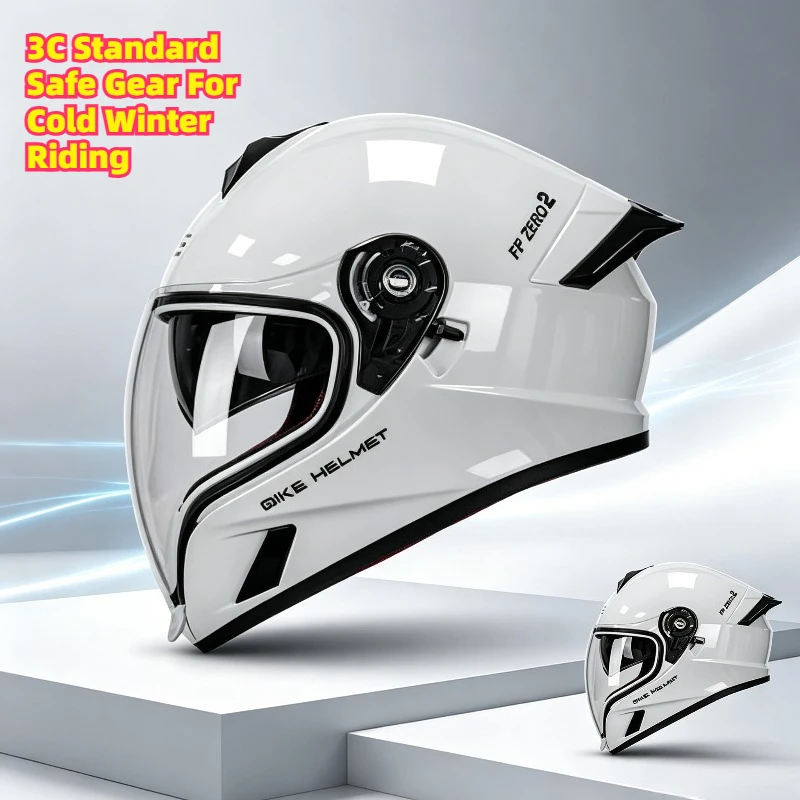 Custom Stylish Full Shell Motorbike Helmet Qike Oversized Rear Wing Double Locomotive Visors 3C Standard Safe Gear
Custom Stylish Full Shell Motorbike Helmet Qike Oversized Rear Wing Double Locomotive Visors 3C Standard Safe Gear