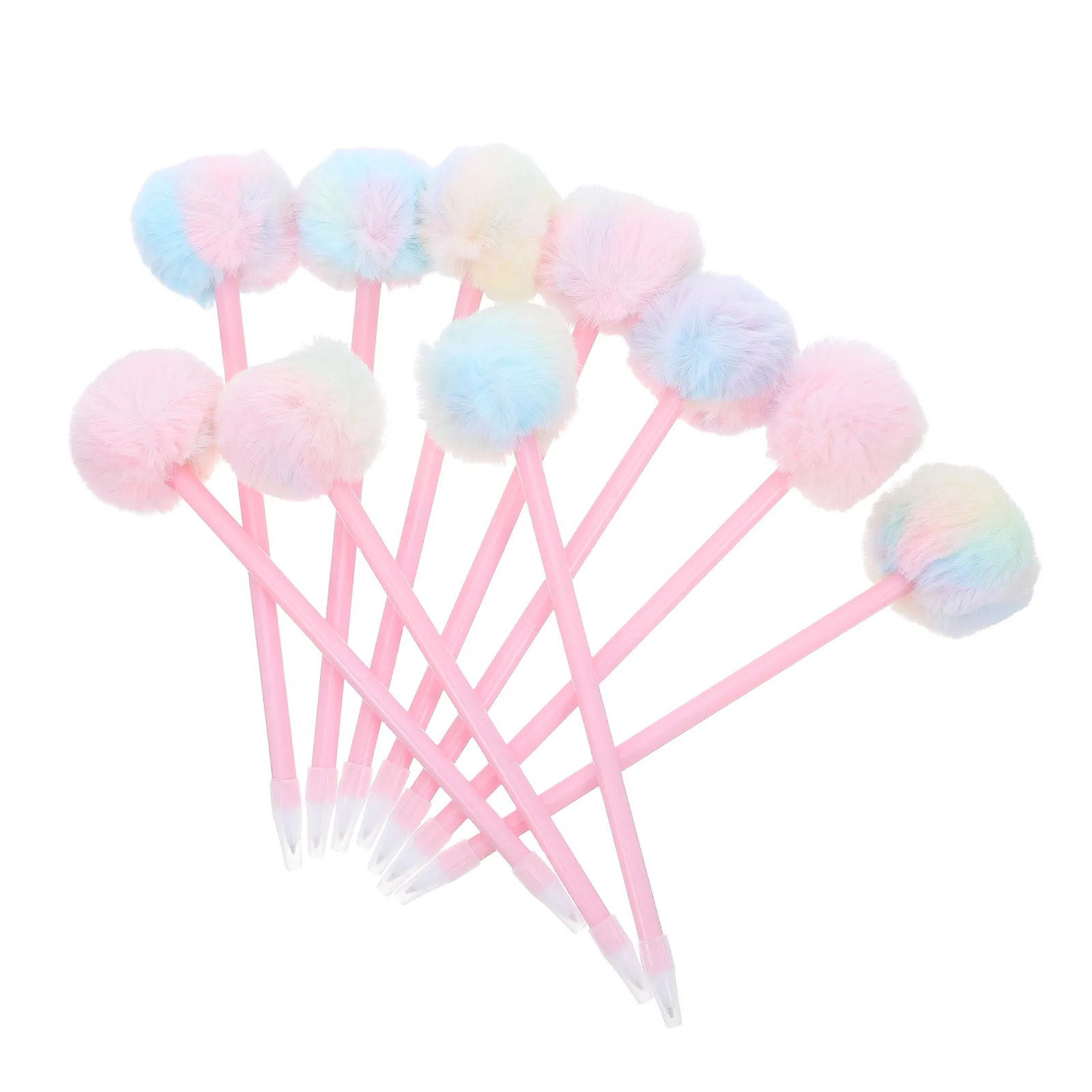 10Pcs Pom Pom Ballpoint Pen Round Gel Ink Pens Kids Stationery for Students Creative Writing Cartoon Signature Colorful
10Pcs Pom Pom Ballpoint Pen Round Gel Ink Pens Kids Stationery for Students Creative Writing Cartoon Signature Colorful