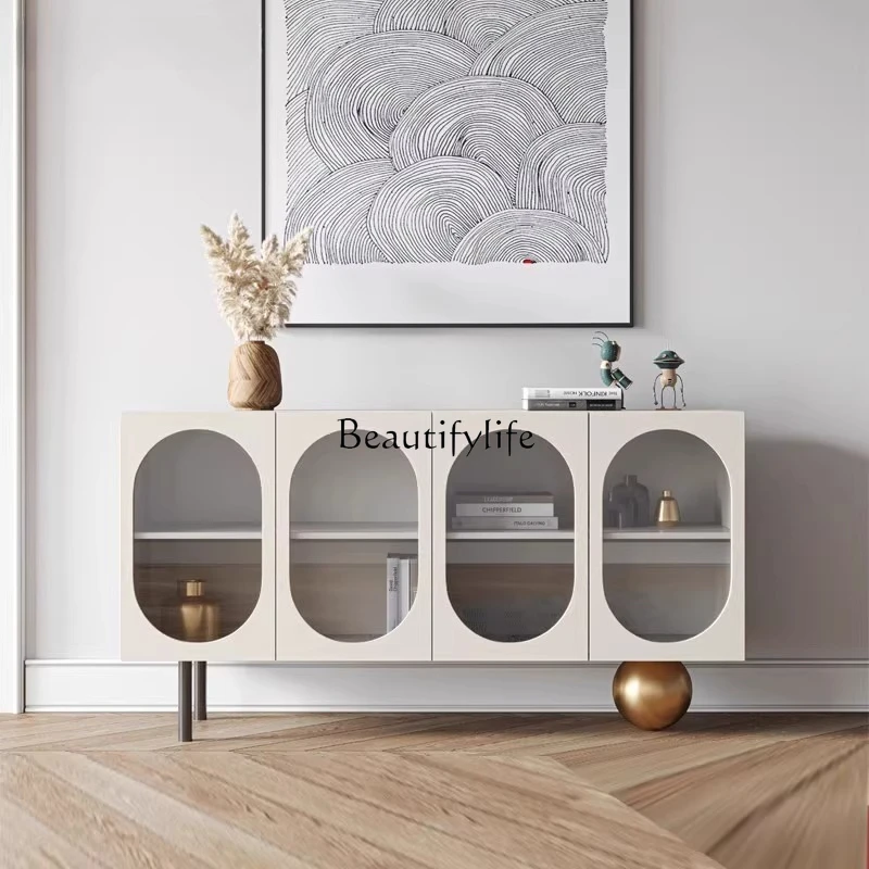 Nordic creative dining side tea cabinet entrance entrance locker
Nordic creative dining side tea cabinet entrance entrance locker