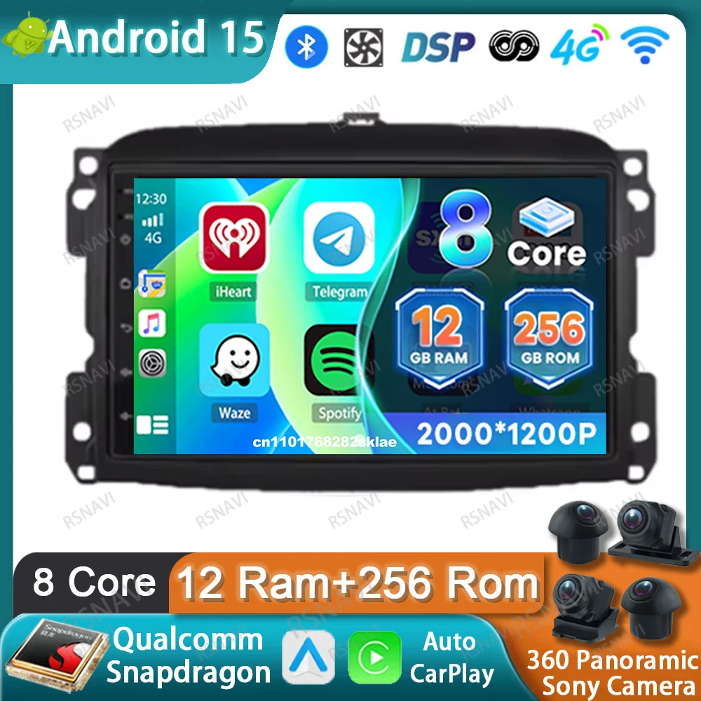 Car Radio Android 15 For Fiat 500L Egea Doblo 2012-2014 2015 2016 2017 9/10 Inch Qualcomm Autoradio DVD WIFI+4G Systems DSP QLED
Car Radio Android 15 For Fiat 500L Egea Doblo 2012-2014 2015 2016 2017 9/10 Inch Qualcomm Autoradio DVD WIFI+4G Systems DSP QLED