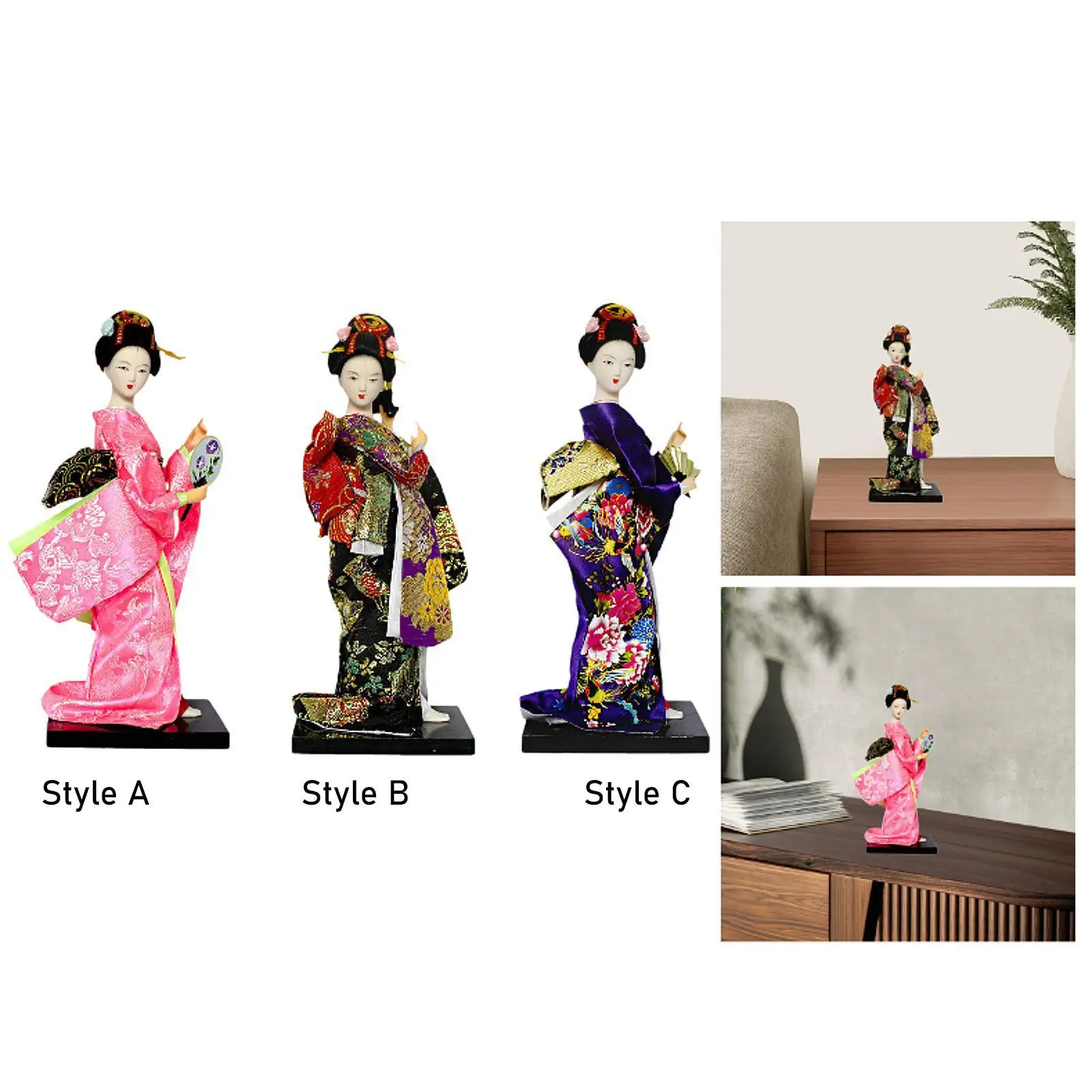 Japanese Kimono Doll, Collectible Statue, Oriental Ancient Kabuki, Girl Statue, Figurine for Bedroom
Japanese Kimono Doll, Collectible Statue, Oriental Ancient Kabuki, Girl Statue, Figurine for Bedroom
