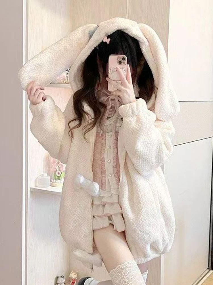 Kawaii милое элегантное пальто Y2k, женская зимняя свободная куртка, милые парки с капюшоном на толстых пуговицах, топы, японская мода, новая женская
Kawaii милое элегантное пальто Y2k, женская зимняя свободная куртка, милые парки с капюшоном на толстых пуговицах, топы, японская мода, новая женская