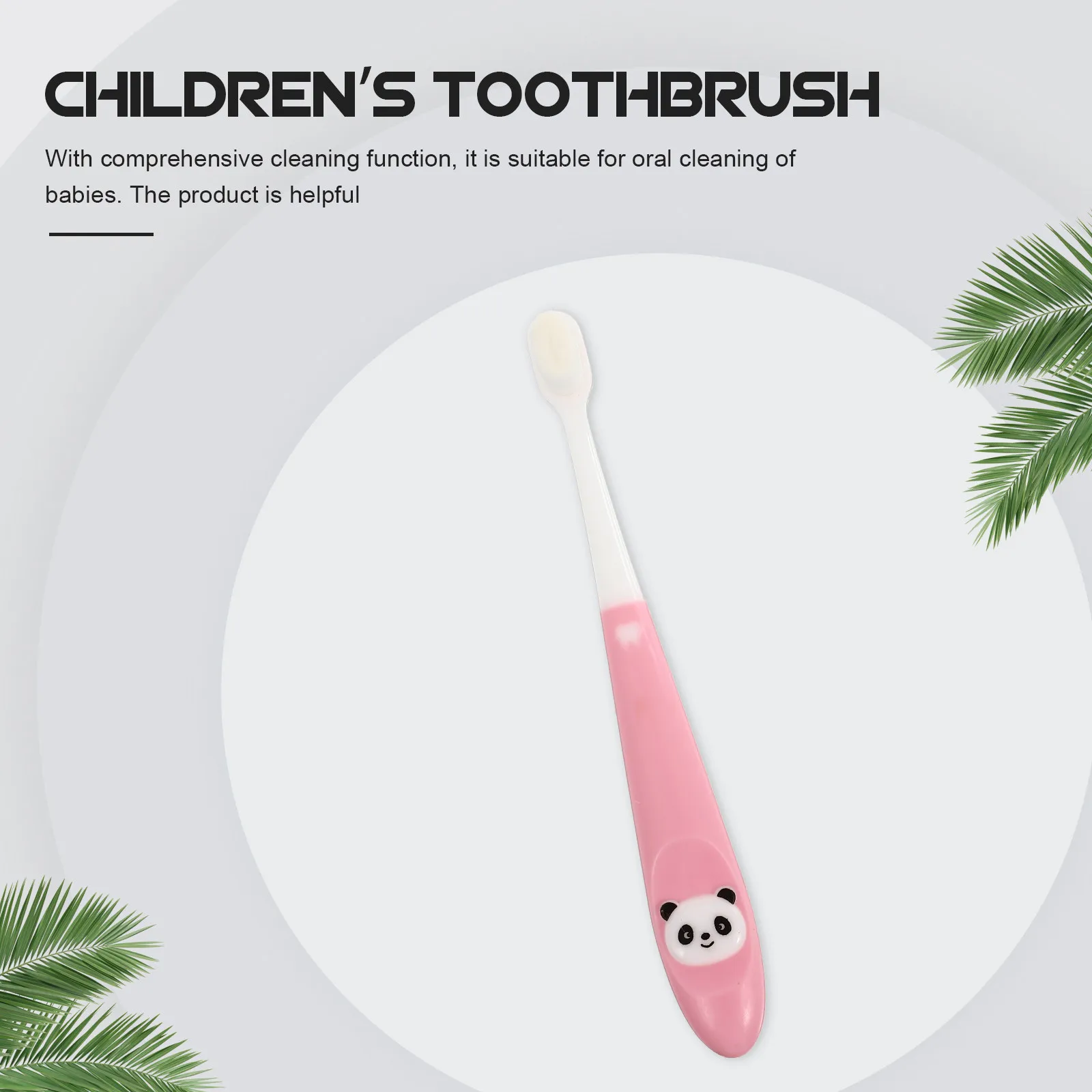 1Pcs Toothbrush Soft Bristles Non-Slip Handle Food Grade Material Oral Cleaning Brush for Toddlers Babies Training
1Pcs Toothbrush Soft Bristles Non-Slip Handle Food Grade Material Oral Cleaning Brush for Toddlers Babies Training