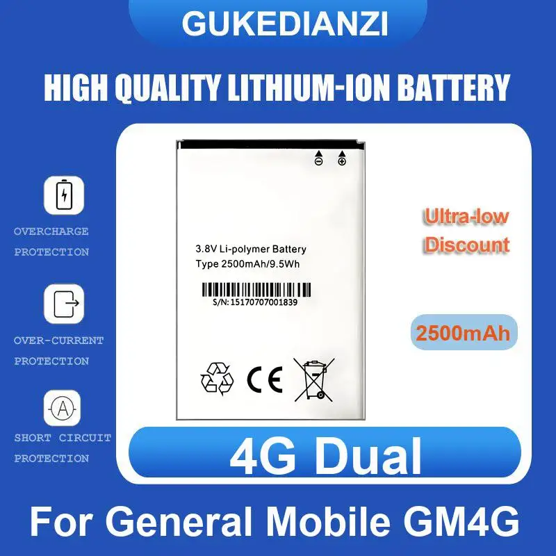 Battery For General Mobile GM4G GM5 PLUS
Battery For General Mobile GM4G GM5 PLUS