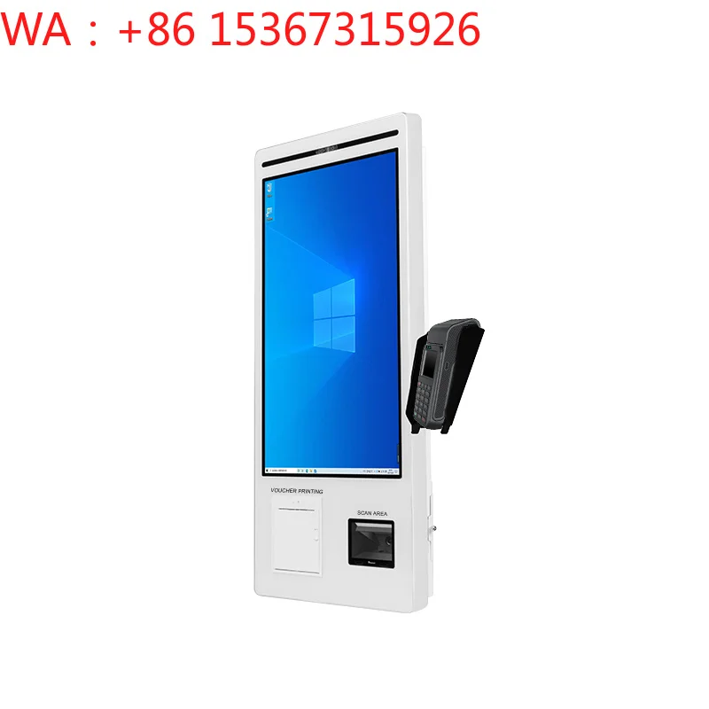 23.8 Inch Touch Screen Self Service Order POS Payment Kiosk Terminal Fast Food Restaurant Retail Shop
23.8 Inch Touch Screen Self Service Order POS Payment Kiosk Terminal Fast Food Restaurant Retail Shop
