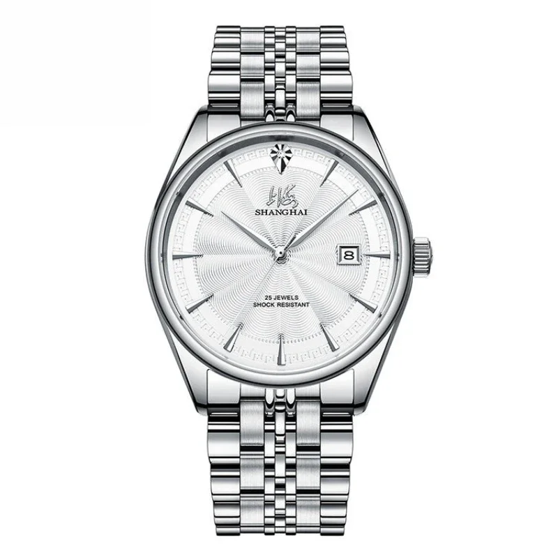 Shanghai Watch Men's Women's National Series Commemorative Real Diamond Steel Belt Penetrating Fully Automatic Mechanical Watch
Shanghai Watch Men's Women's National Series Commemorative Real Diamond Steel Belt Penetrating Fully Automatic Mechanical Watch