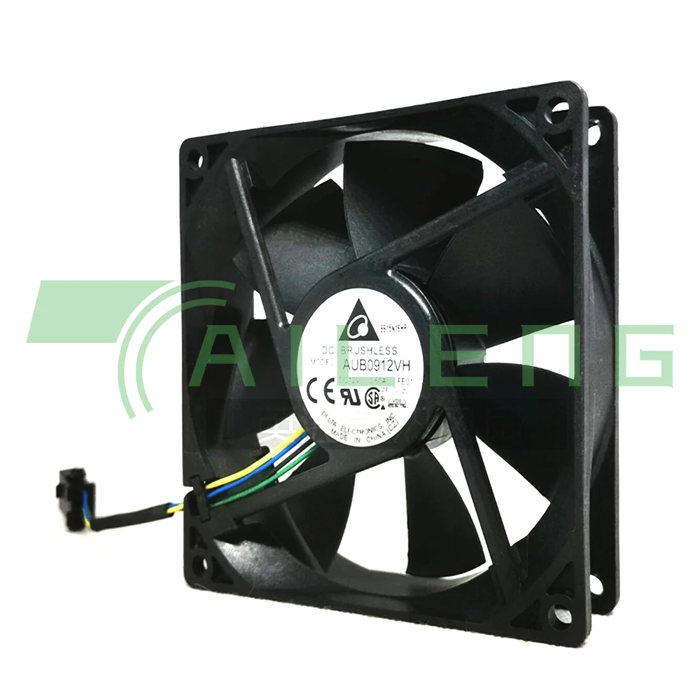 New cooler 90mm PWM Fan for Delta AFB0912VH = AUB0912VH 90*90*25MM 9225 DC 12V 0.60A 4-pin for Computer CPU Server Inverter
New cooler 90mm PWM Fan for Delta AFB0912VH = AUB0912VH 90*90*25MM 9225 DC 12V 0.60A 4-pin for Computer CPU Server Inverter