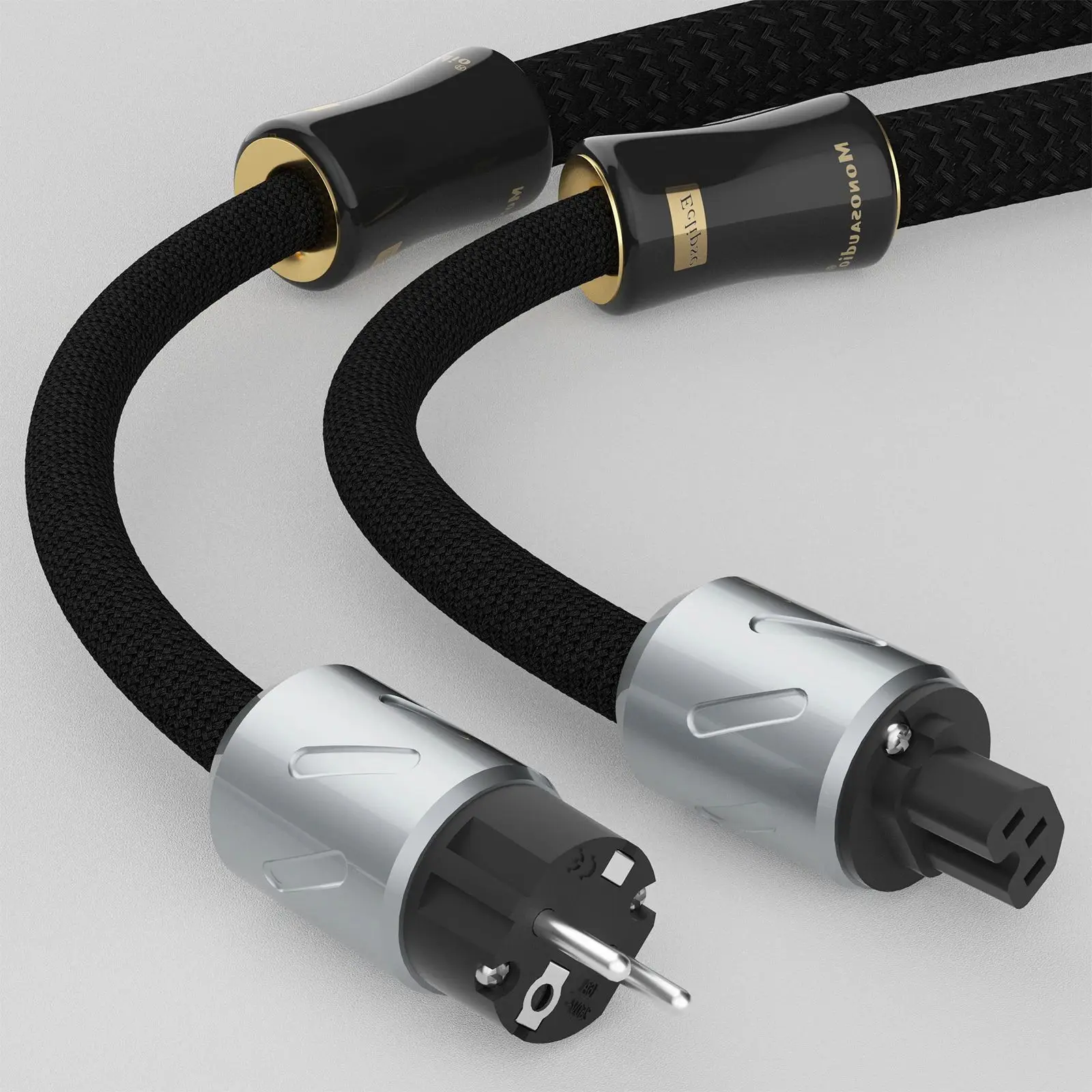 Monosaudio 6N Pure Silver Power Cable 11AWG Eclipse EU/AU/US Interconnect Power Cord Cable Schuko Socket Plug
Monosaudio 6N Pure Silver Power Cable 11AWG Eclipse EU/AU/US Interconnect Power Cord Cable Schuko Socket Plug