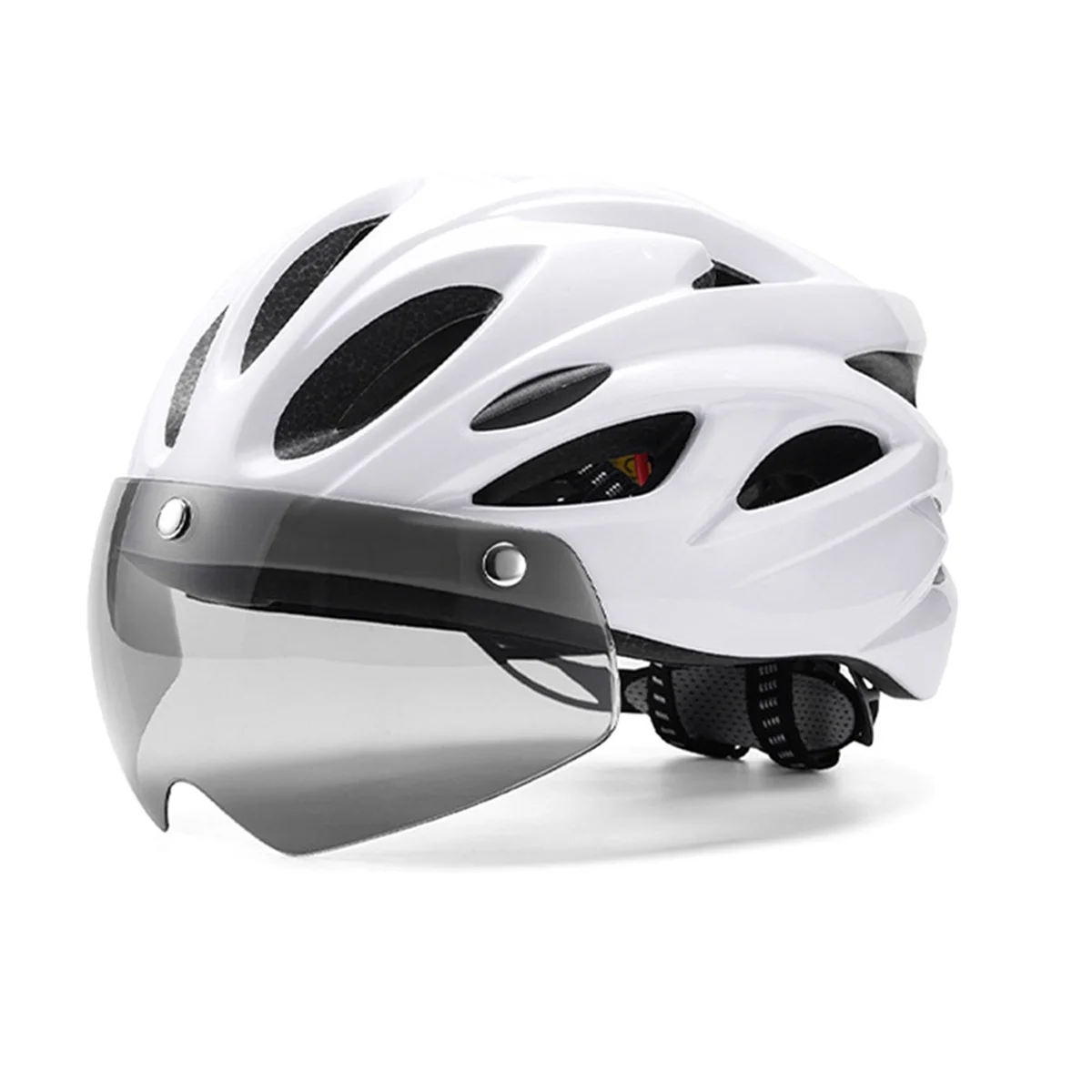 B72A Bike Helmet, Bicycle Helmet with Taillight Goggles Adjustable Mountain Bike Helmet for Adult Men Women White
B72A Bike Helmet, Bicycle Helmet with Taillight Goggles Adjustable Mountain Bike Helmet for Adult Men Women White