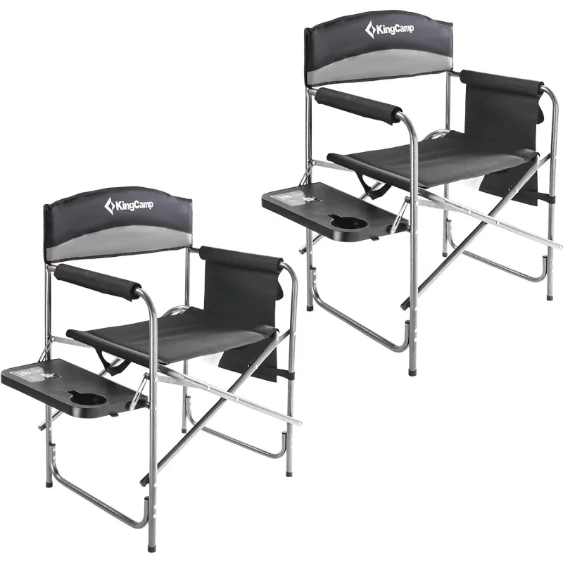 KingCamp Padded Outdoor Director Chair with Side Table, Integrated Cupholder, and Pockets for Camping, Sporting Events,
KingCamp Padded Outdoor Director Chair with Side Table, Integrated Cupholder, and Pockets for Camping, Sporting Events,