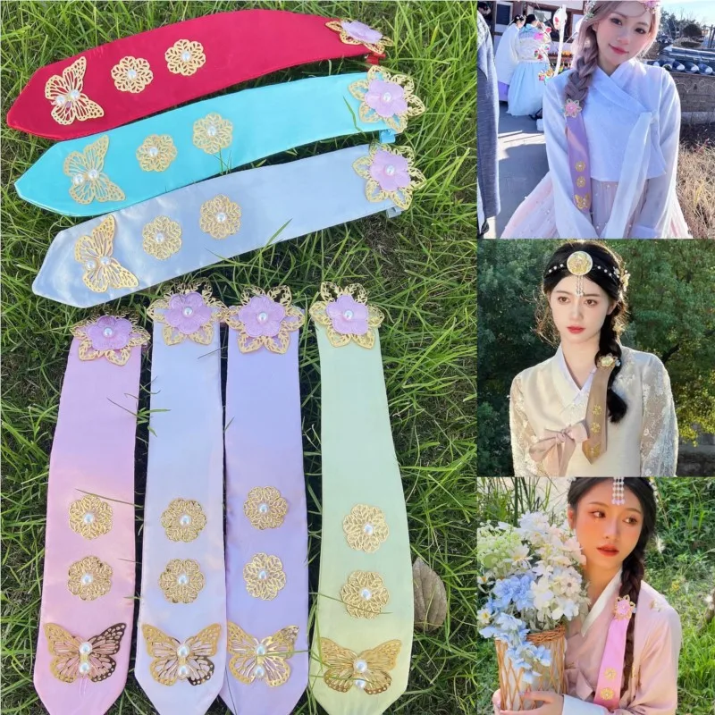 Korean Clothing Hair Band Traditional Ethnic Headwear Bronzing Metal Printing Ancient Accessories Six-Color New Suit
Korean Clothing Hair Band Traditional Ethnic Headwear Bronzing Metal Printing Ancient Accessories Six-Color New Suit