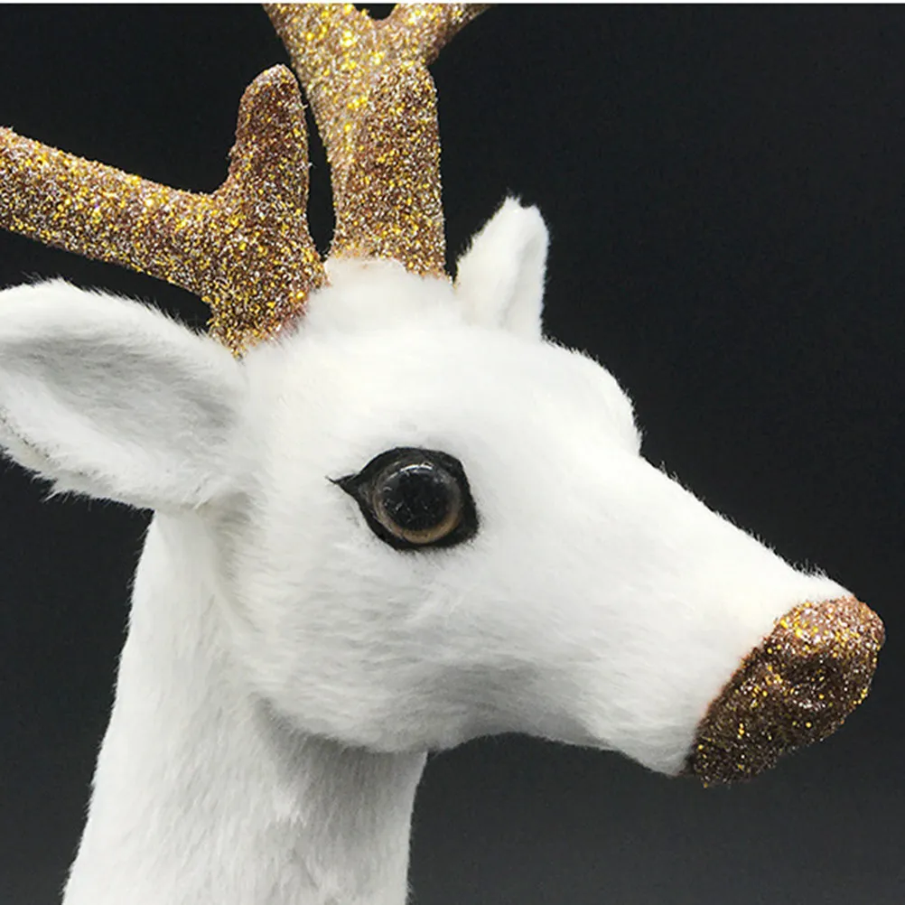 2Pcs Simulation White Sika Deer Ornament Glitter Horn Nose Feet Vivid Expression for Book Shelf Table Car Interior Decoration
2Pcs Simulation White Sika Deer Ornament Glitter Horn Nose Feet Vivid Expression for Book Shelf Table Car Interior Decoration