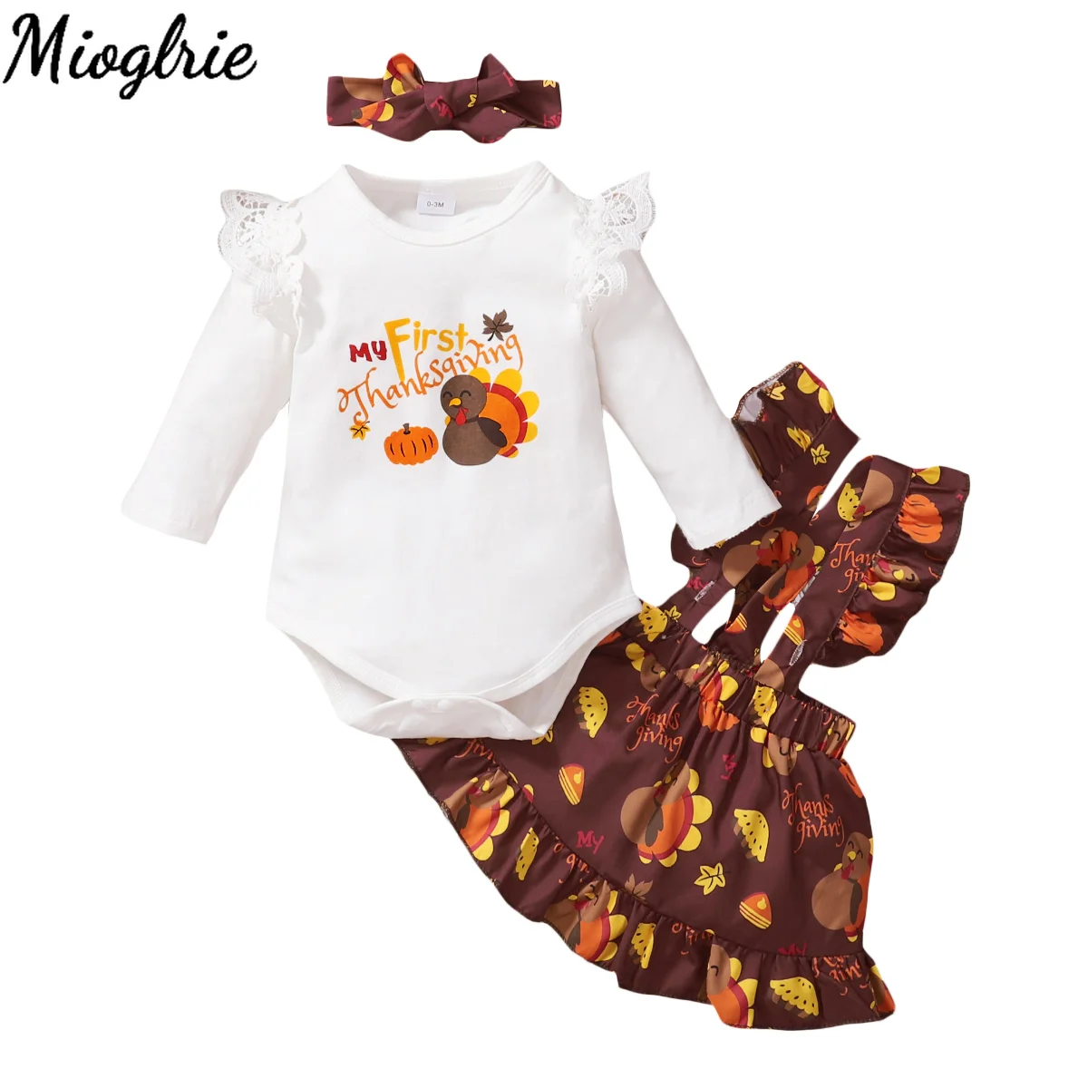 Ruffled Baby Girl Clothes Autumn Long Sleeve Infant Girl Clothes 3Piece Baby Girl Set for New Born Baby Outfit Bodysuit
Ruffled Baby Girl Clothes Autumn Long Sleeve Infant Girl Clothes 3Piece Baby Girl Set for New Born Baby Outfit Bodysuit
