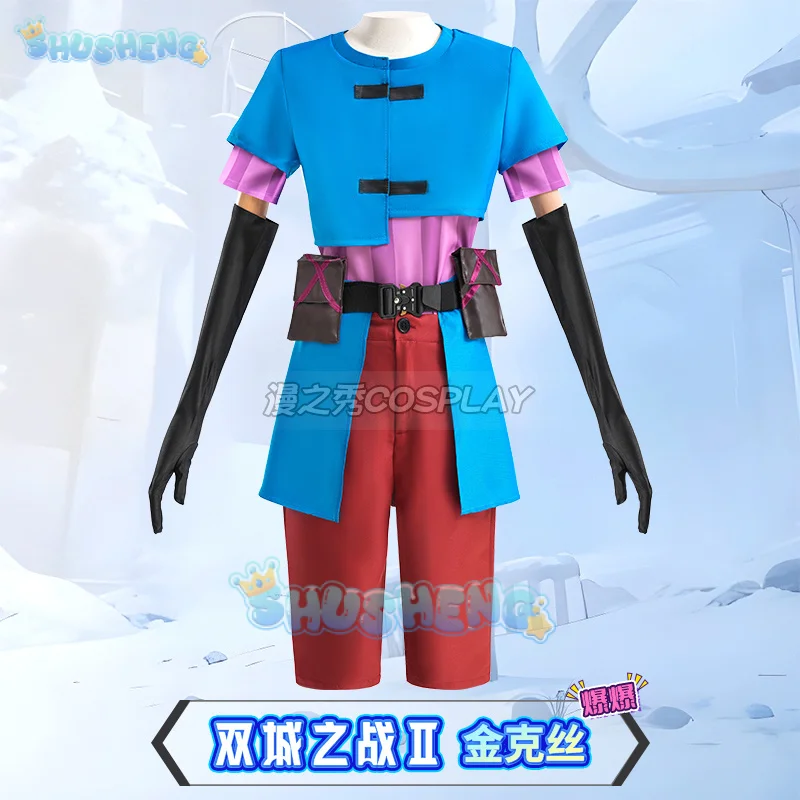 LOL Arcane Jinx Powder Косплей Костюм Молодые Женщины Униформа League Of Legends Хэллоуин Карнавал Вечеринка Рождественская Игра Ролевая
LOL Arcane Jinx Powder Косплей Костюм Молодые Женщины Униформа League Of Legends Хэллоуин Карнавал Вечеринка Рождественская Игра Ролевая