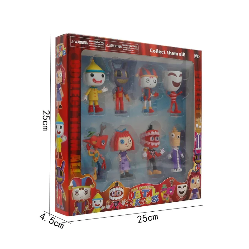 8pcs/Set The Amazing Digital Circus Figure Toy Pomni Jax Kinger Action Figure
8pcs/Set The Amazing Digital Circus Figure Toy Pomni Jax Kinger Action Figure
