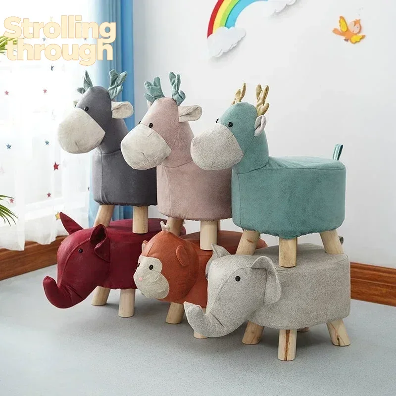 Cute Animal Shoe Changing Foot Stool, Solid Wood, Cartoon Sofa, Round Chair, Creative Elephant, Child Small Bench
Cute Animal Shoe Changing Foot Stool, Solid Wood, Cartoon Sofa, Round Chair, Creative Elephant, Child Small Bench