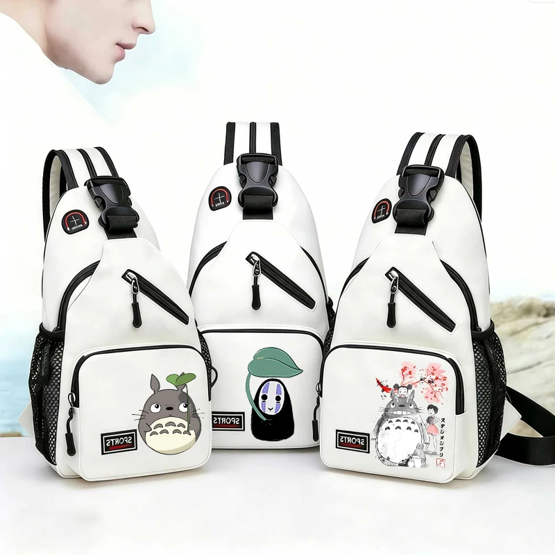My Neighbor Totoro Figures Shoulder Bags Boy Girl Cartoon Anime Chest Bag Men Women Trendy Cool Crossbody Bags Backpacks Gifts
My Neighbor Totoro Figures Shoulder Bags Boy Girl Cartoon Anime Chest Bag Men Women Trendy Cool Crossbody Bags Backpacks Gifts