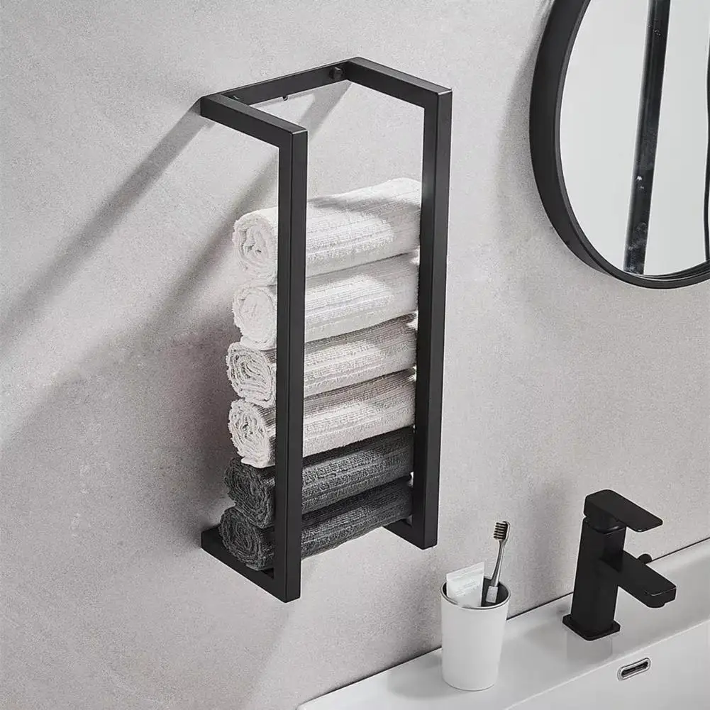 Bathroom Wall Towel Rack Vertical Towel Rack Toilet Paper Holder Set for Bathroom Organization Strong Load-bearing Wall Mounted
Bathroom Wall Towel Rack Vertical Towel Rack Toilet Paper Holder Set for Bathroom Organization Strong Load-bearing Wall Mounted