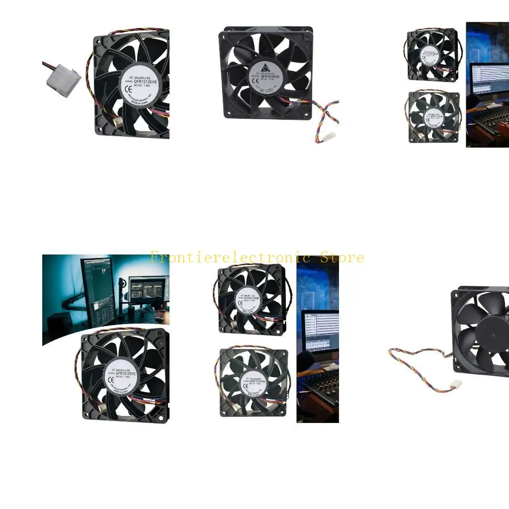 G8DB QFR1212EHE Охлаждающий вентилятор 120x38 мм 12038 12 В 1,5 А Охлаждающий вентилятор Вентилятор с двойным подшипником
G8DB QFR1212EHE Охлаждающий вентилятор 120x38 мм 12038 12 В 1,5 А Охлаждающий вентилятор Вентилятор с двойным подшипником