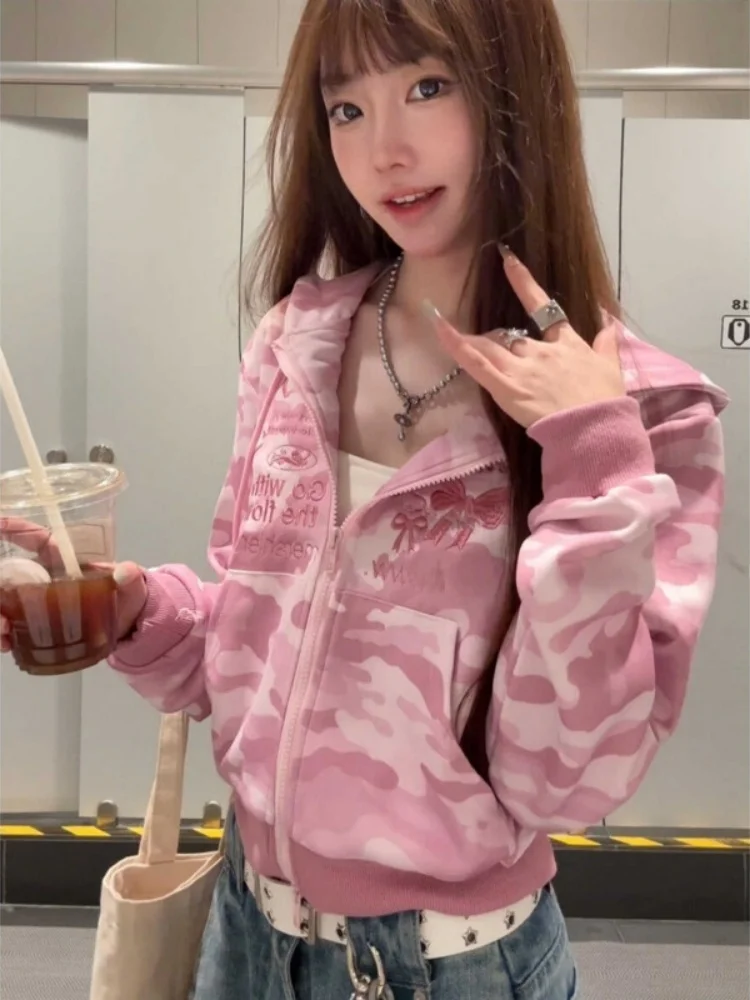 Розовая толстовка с вышивкой в стиле ретро, женская зимняя свободная толстовка с ленивым принтом, повседневное длинное пальто на молнии све
Розовая толстовка с вышивкой в стиле ретро, женская зимняя свободная толстовка с ленивым принтом, повседневное длинное пальто на молнии све