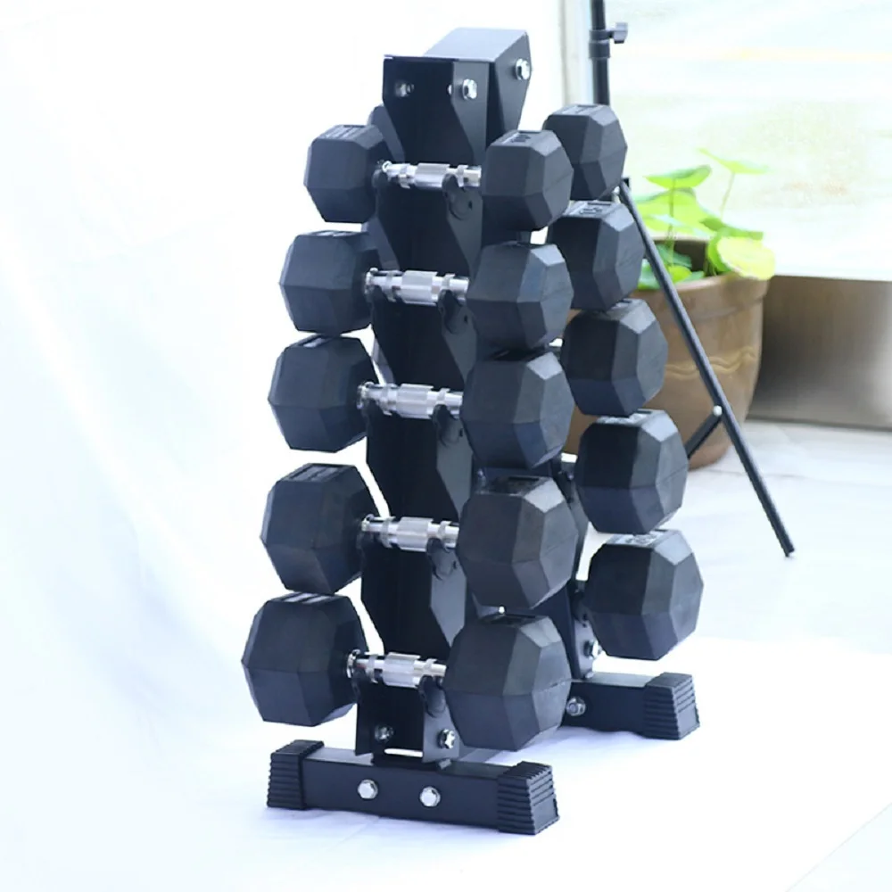 5-Tier Heavy Duty Dumbbell Rack Steel Stand for 5 Pairs Dumbbells
5-Tier Heavy Duty Dumbbell Rack Steel Stand for 5 Pairs Dumbbells