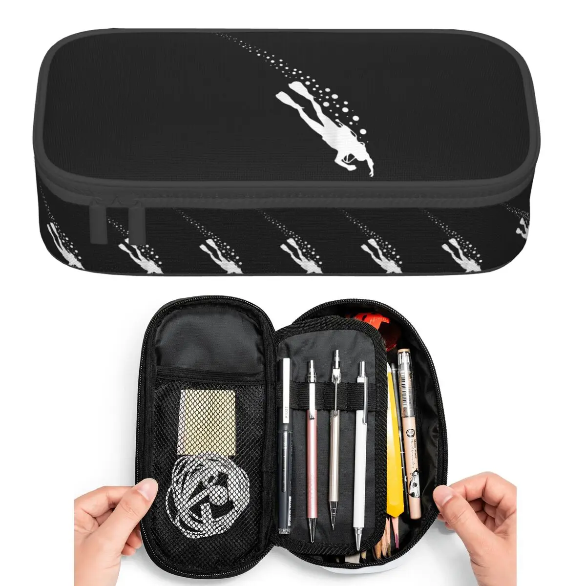 Scuba Diving Apparel Scuba Diving Pencil Cases for Students Pen Box Pencil Bag Big Capacity Pencil Pouch Pen Holder
Scuba Diving Apparel Scuba Diving Pencil Cases for Students Pen Box Pencil Bag Big Capacity Pencil Pouch Pen Holder