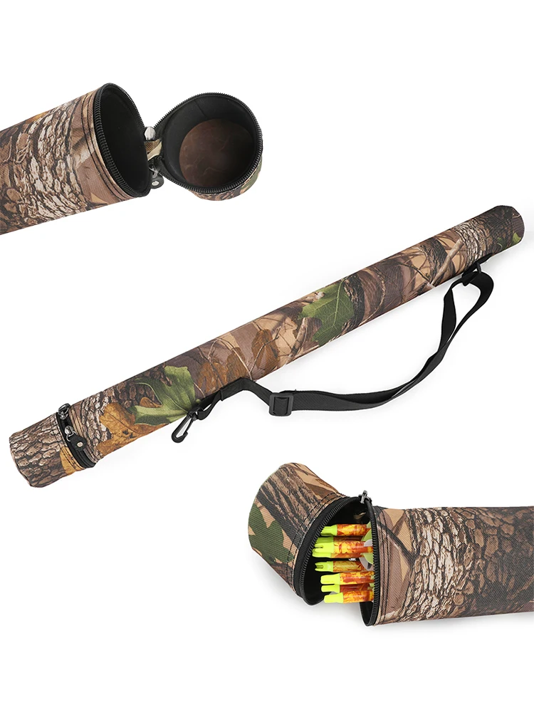 1pc Arrow Quiver Camo Arrow Case PVC Tube Adjustable Shoulder High Capacity Arrow Pouch for Archery Wild Hunting Shooting Target
1pc Arrow Quiver Camo Arrow Case PVC Tube Adjustable Shoulder High Capacity Arrow Pouch for Archery Wild Hunting Shooting Target