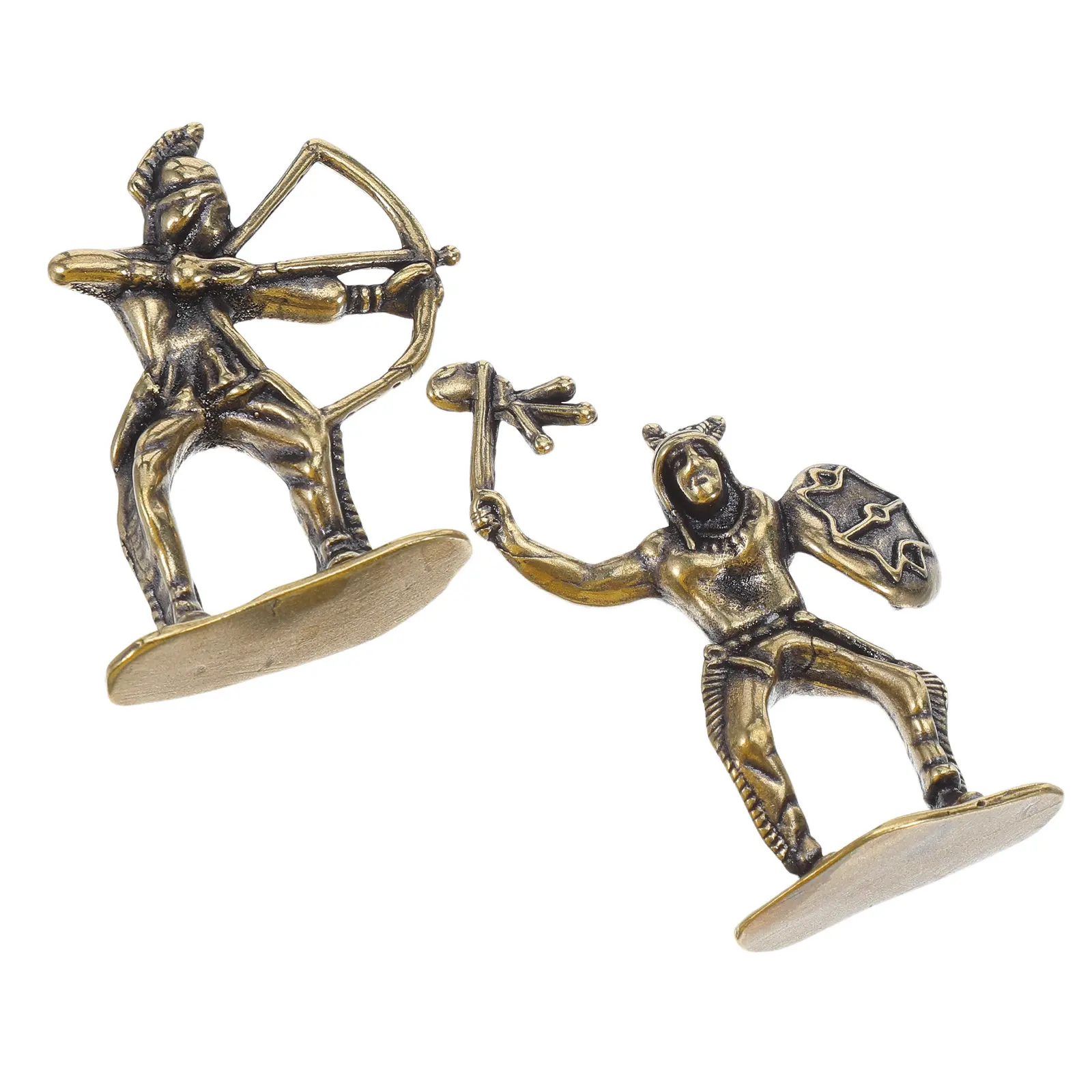 2Pcs Brass Soldier Desktop Military Ornament Realistic Miniature Army Statue for Sand Table Garden Decoration Military Memorial
2Pcs Brass Soldier Desktop Military Ornament Realistic Miniature Army Statue for Sand Table Garden Decoration Military Memorial