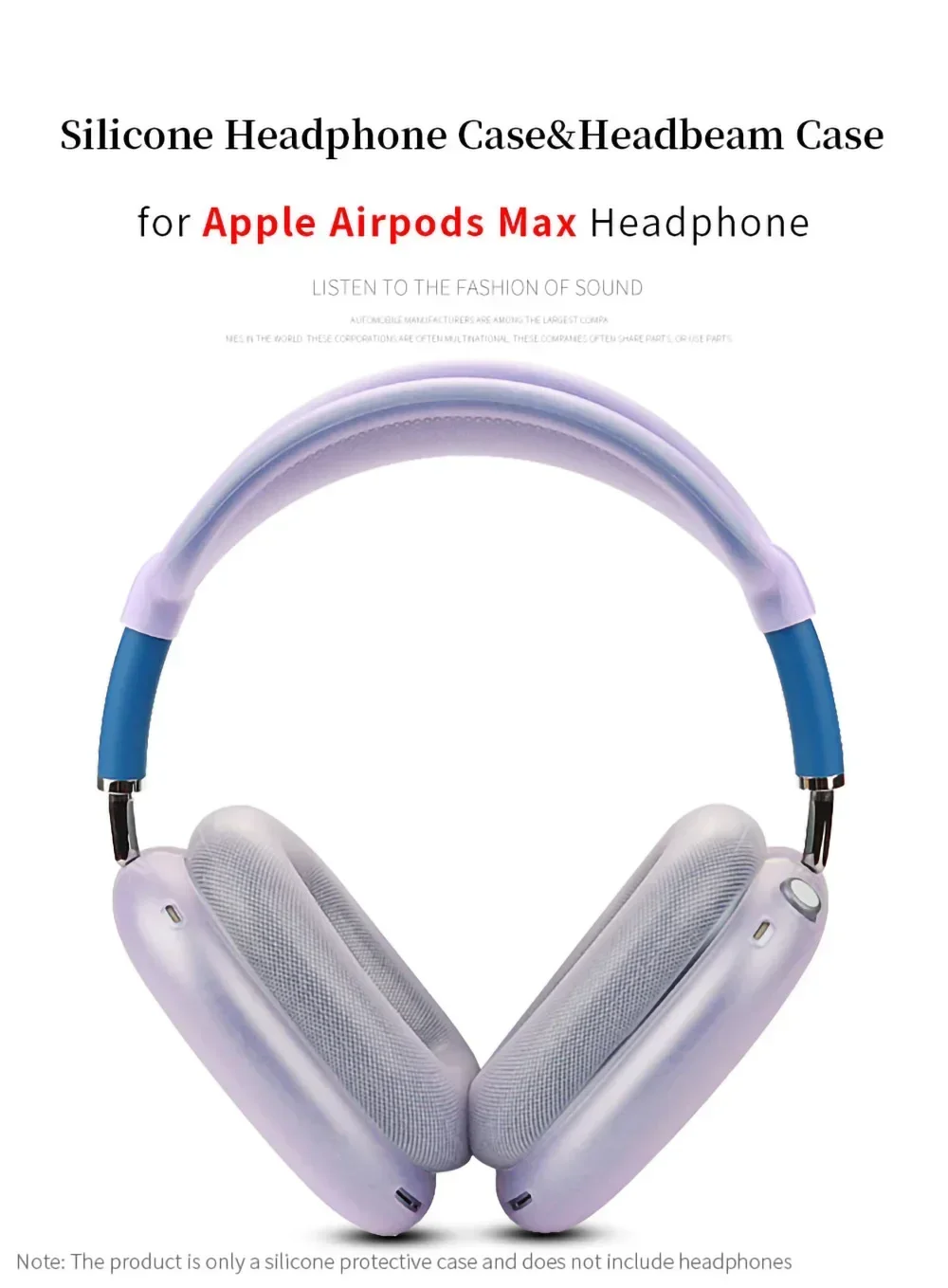 4 in 1 Jelly color Silicone Protect Case For Apple AirPods Max Headphone Case Headbeam Cover Headset Head Beam Protector Sleeve
4 in 1 Jelly color Silicone Protect Case For Apple AirPods Max Headphone Case Headbeam Cover Headset Head Beam Protector Sleeve