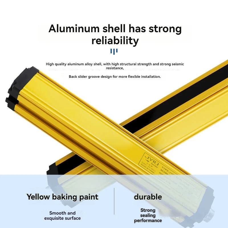 Light Curtain Sensor Infrared Photoelectri Grating Barrier 20mm Resolution Area Protection Device NPN PNP 24V DC
Light Curtain Sensor Infrared Photoelectri Grating Barrier 20mm Resolution Area Protection Device NPN PNP 24V DC