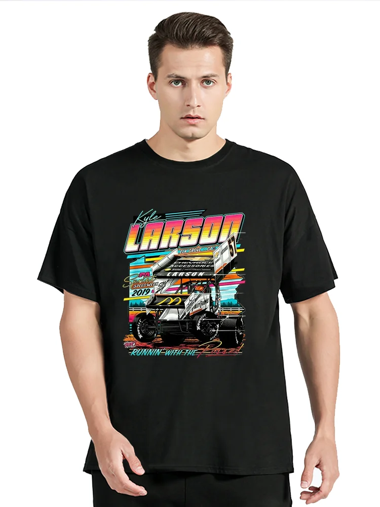 Kyle Larson Racing Car T-Shirt Vintage Black TShirt Cotton Men Clothing Oversized Graphic Tees Tops
Kyle Larson Racing Car T-Shirt Vintage Black TShirt Cotton Men Clothing Oversized Graphic Tees Tops