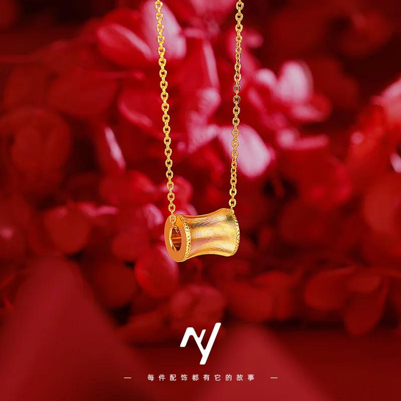 9999 24K Real Gold Small Waist Necklace Light Luxury Niche Design Collarbone Chain Necklace Accessories for Women
9999 24K Real Gold Small Waist Necklace Light Luxury Niche Design Collarbone Chain Necklace Accessories for Women