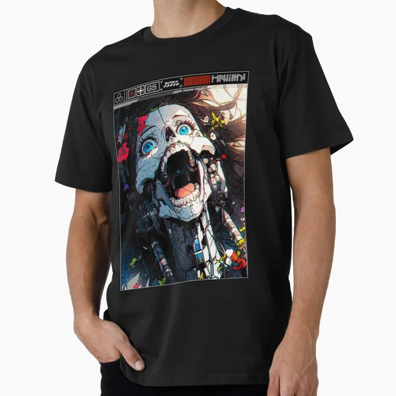 Cyberpunk Cyborg Girl Aesthetic Vaporwave Urban T Shirt 100% cotton Short Sleeve Graphic Tee Y2K clothes All size Tops S-6XL
Cyberpunk Cyborg Girl Aesthetic Vaporwave Urban T Shirt 100% cotton Short Sleeve Graphic Tee Y2K clothes All size Tops S-6XL