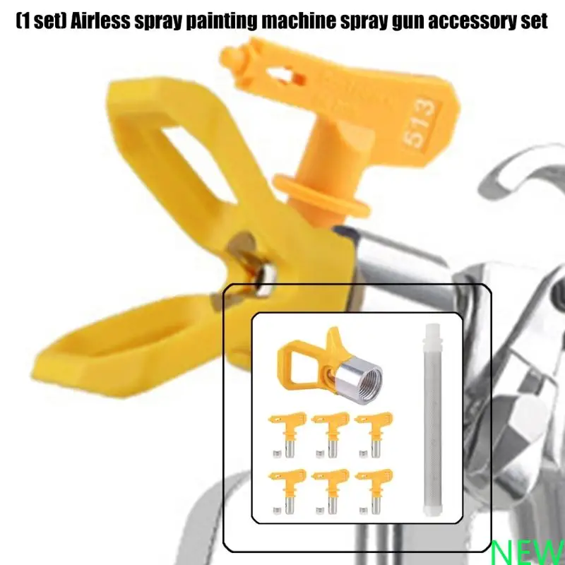Premium Airless Sprayer Components Set with Nozzles Filter Heat Resistant Metal Plastic Painting Tool Part
Premium Airless Sprayer Components Set with Nozzles Filter Heat Resistant Metal Plastic Painting Tool Part