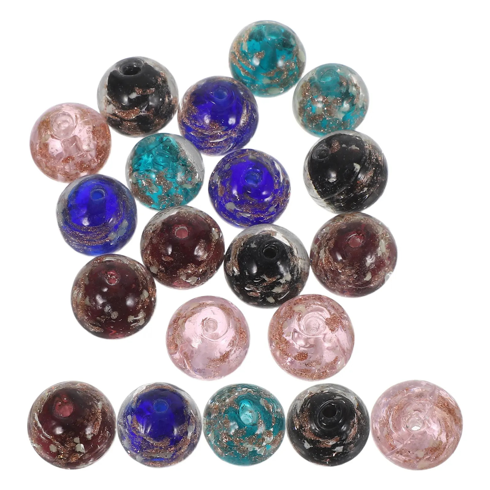 20Pcs Night Glow Glass Beads Fluorescent Mixed Colors Smooth Surface for DIY Jewelry Making Round Loose Beads Beading Kit
20Pcs Night Glow Glass Beads Fluorescent Mixed Colors Smooth Surface for DIY Jewelry Making Round Loose Beads Beading Kit