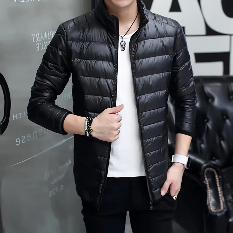 New Men's Winter down Cotton Jaet Lightweight Casual Trendy Coat Youth Active Sle Regular Length Slim Fit Coat
New Men's Winter down Cotton Jaet Lightweight Casual Trendy Coat Youth Active Sle Regular Length Slim Fit Coat