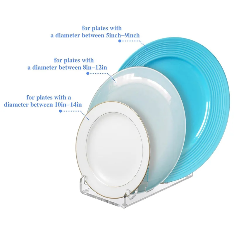 G6-4 Pcs Plate Dinnerware Display Stand Acrylic Clear Plate Stand China Platters Plate Holder Setting Plate Racks
G6-4 Pcs Plate Dinnerware Display Stand Acrylic Clear Plate Stand China Platters Plate Holder Setting Plate Racks