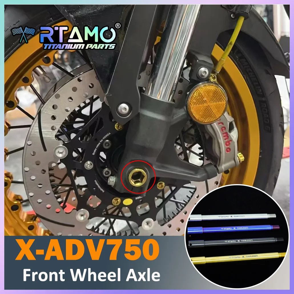 RTAMO Gr5 Titanium Front Axle Fit for Honda X-ADV750 Front Shaft
RTAMO Gr5 Titanium Front Axle Fit for Honda X-ADV750 Front Shaft