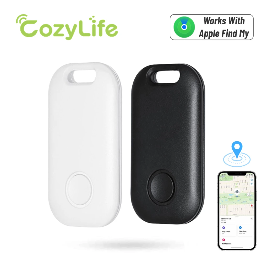 Bluetooth-трекер CozyLife для Apple Find My APP, двухсторонний поиск ключа, устройство защиты от потери, GPS-локатор
Bluetooth-трекер CozyLife для Apple Find My APP, двухсторонний поиск ключа, устройство защиты от потери, GPS-локатор