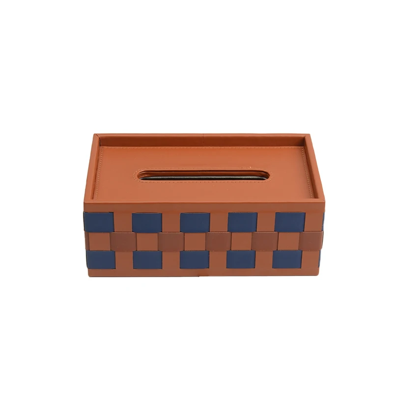 checkerboard leather tissue box square high-end light luxury ornament coffee table woven box
checkerboard leather tissue box square high-end light luxury ornament coffee table woven box