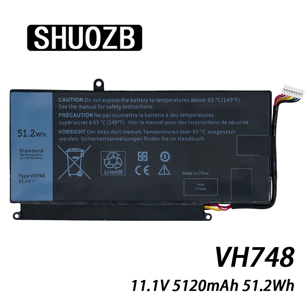 Аккумулятор для ноутбука VH748 для DELL Vostro 5560 5460 5470 V5480 14-5439 5480 0VH748 V5460D-1308 5470D-1328 P41G 51.2Wh Новый
Аккумулятор для ноутбука VH748 для DELL Vostro 5560 5460 5470 V5480 14-5439 5480 0VH748 V5460D-1308 5470D-1328 P41G 51.2Wh Новый