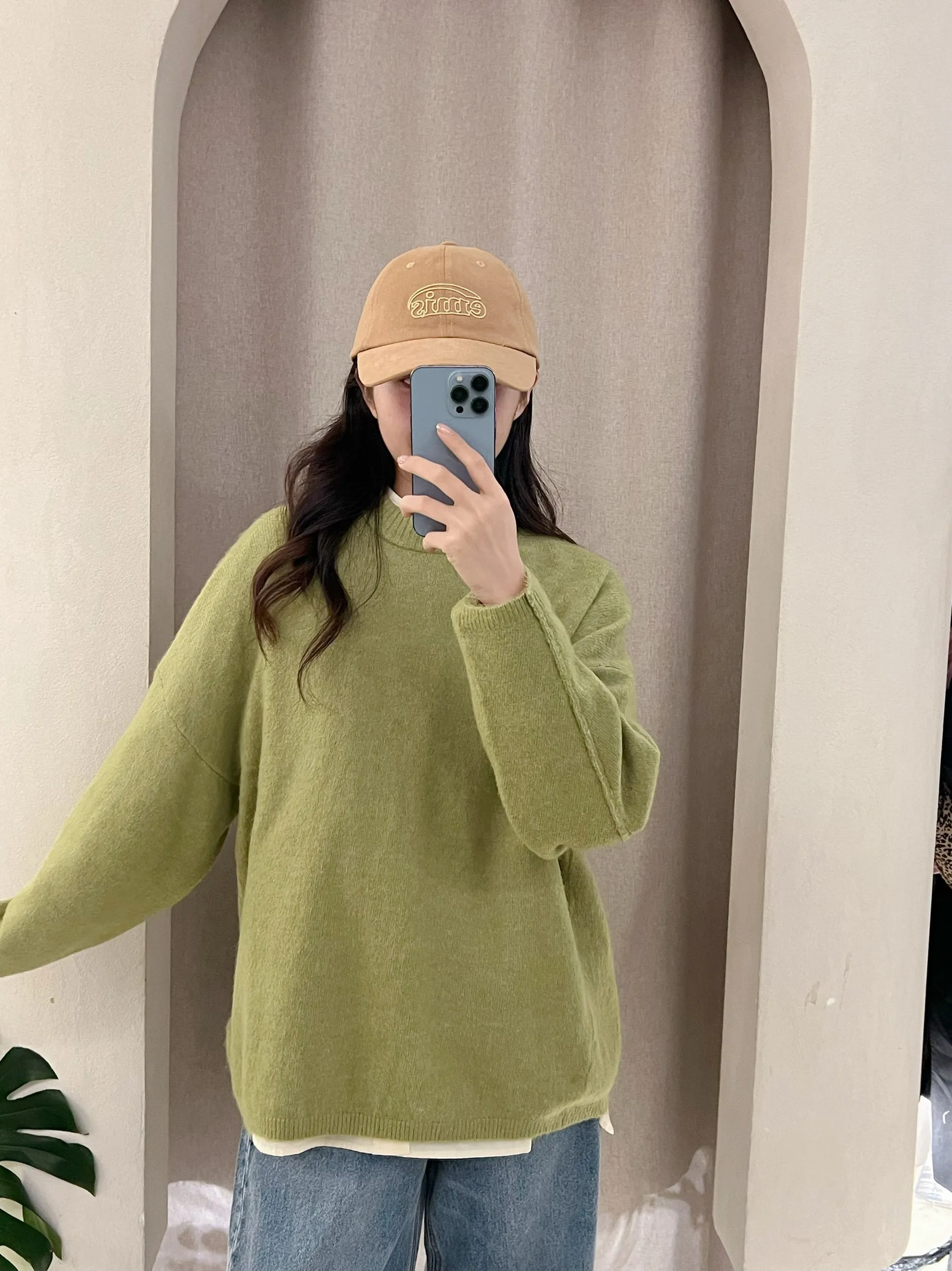 White Oversized Knitted Sweater Women's Autumn Winter Loose Fit Soft Style Long Sleeve Topader Rose Pure E-commerce Exclusive
White Oversized Knitted Sweater Women's Autumn Winter Loose Fit Soft Style Long Sleeve Topader Rose Pure E-commerce Exclusive