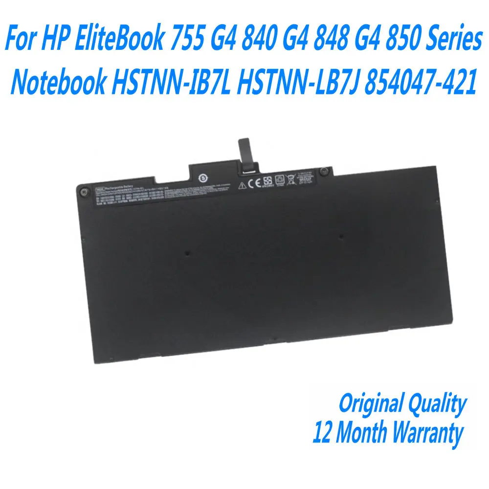 Новый аккумулятор для ноутбука HP EliteBook 11,55 G4 755 G4 840 G4 848 G4 850 854047
Новый аккумулятор для ноутбука HP EliteBook 11,55 G4 755 G4 840 G4 848 G4 850 854047
