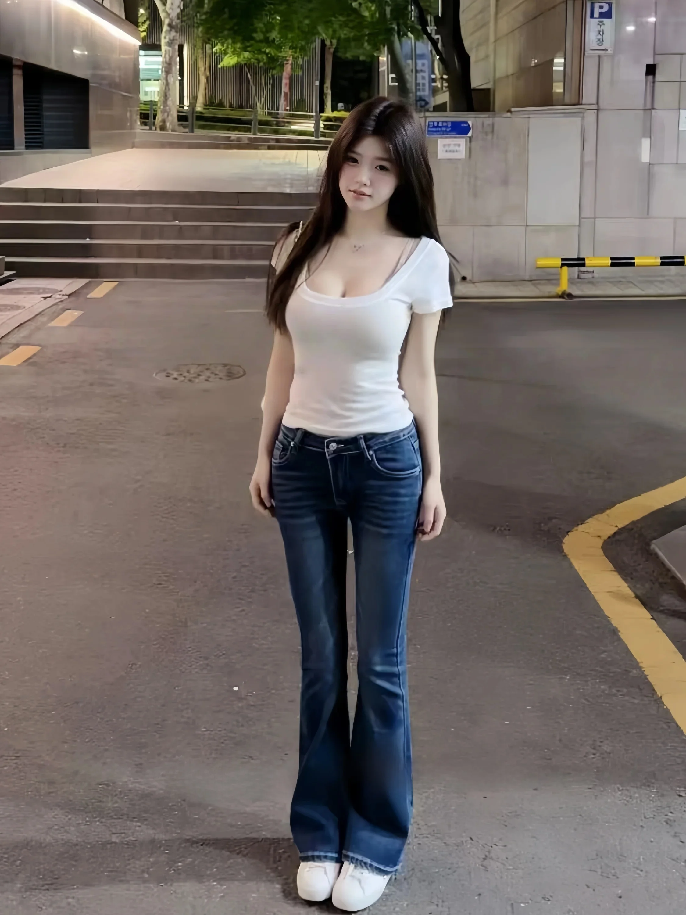 Low Waist Slim Fit Denim Jeans Women's Summer High Elasticity Washed out Bootcut Pants Big Long Legs Plump Hip Jeans
Low Waist Slim Fit Denim Jeans Women's Summer High Elasticity Washed out Bootcut Pants Big Long Legs Plump Hip Jeans